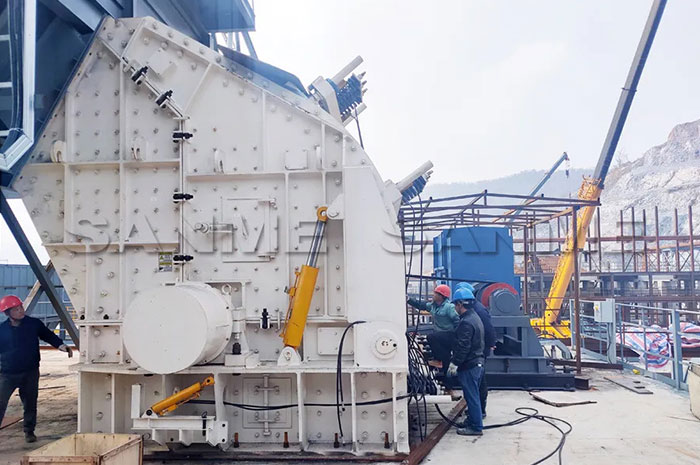 時(shí)產(chǎn)3600噸|山美大型反擊式破碎機(jī)服務(wù)于江西骨料項(xiàng)目